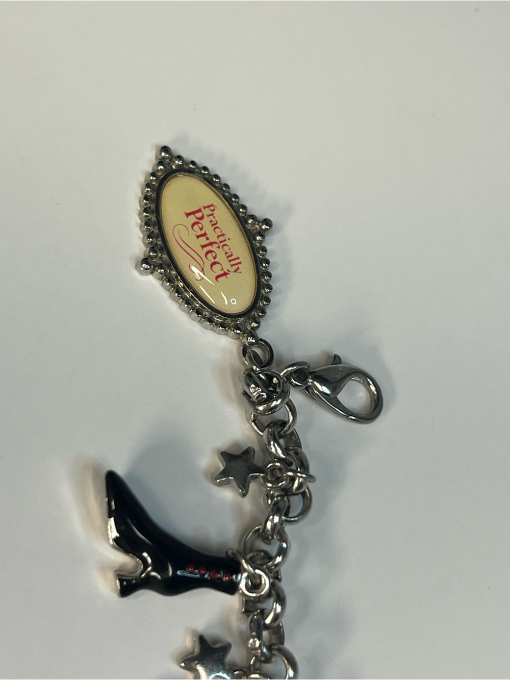 Disney Mary Poppins 5 Charm Bracelet Silver Metal Broadway Musical - Picture 12 of 13